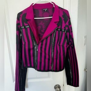 STRIPED BLAZER JACKET